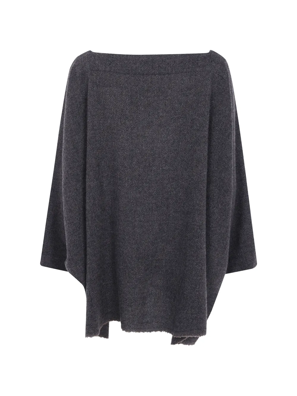 Daniela Gregis Boat-neck Cashmere Sweater In Gray