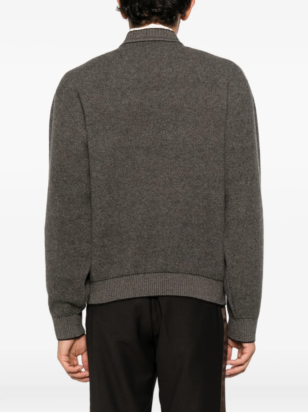 Jacquemus Pelota crew neck sweater Grijs