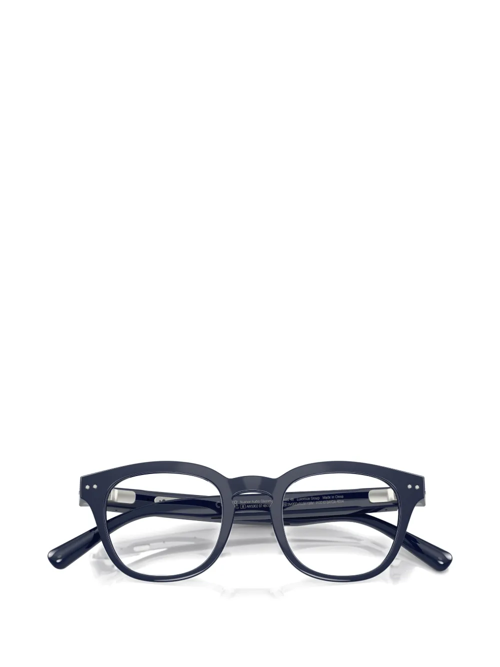 Nuance Panthos audiobril met rond montuur Blauw