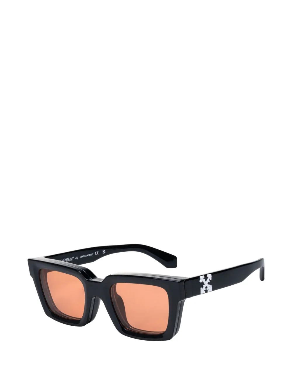 Off-White Eyewear Arrows-motif square-frame sunglasses Zwart