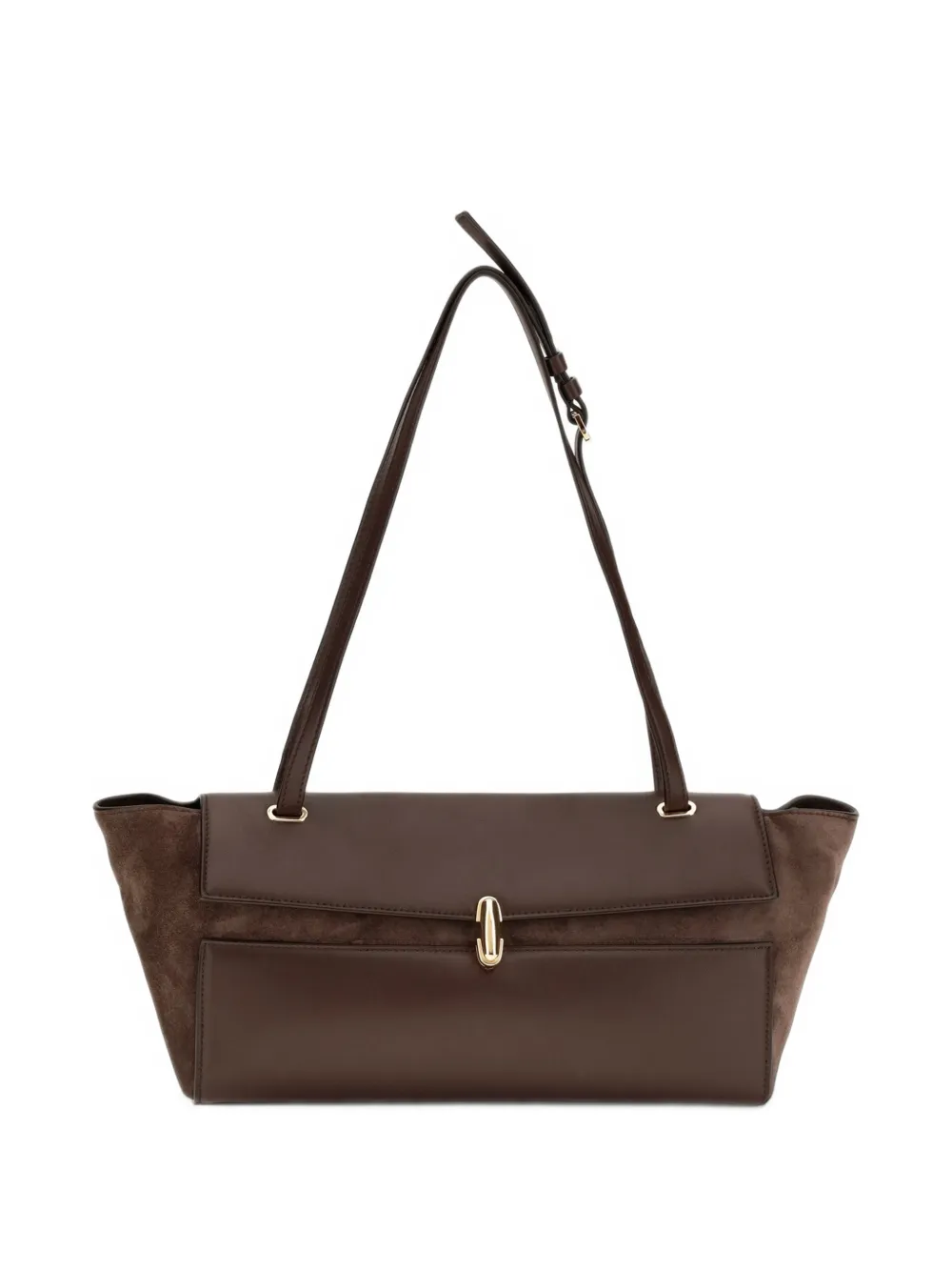 Savette Trapeze shoulder bag - Marrone