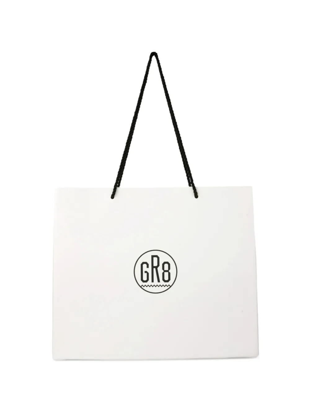 GR8 logo-print shoulder bag - White