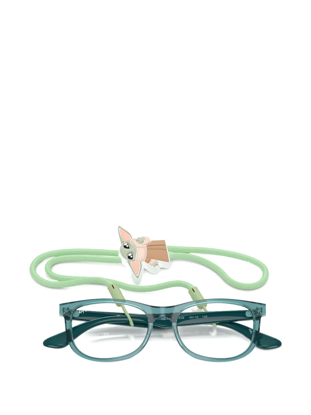 RAY-BAN JUNIOR x Star Wars Mini Grogu New Wayfarer square-frame glasses Groen