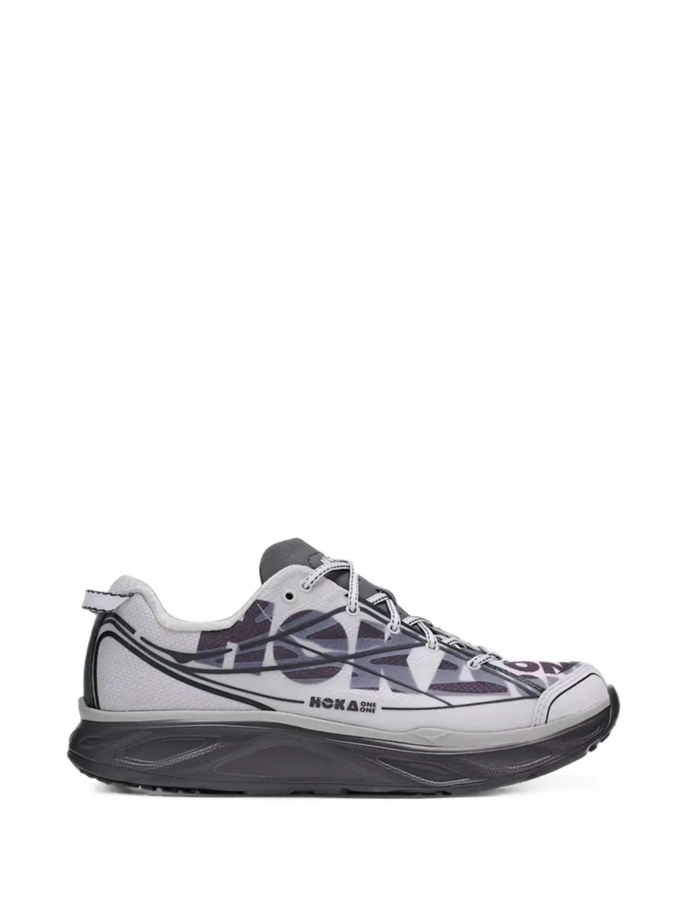 HOKA Huaka Pro logo-print low-top sneakers - Gris
