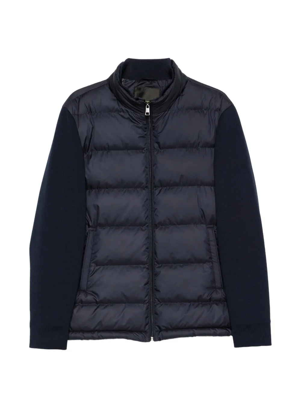 SERGIO MORETTI FIRENZE quilted panelled jacket - Blau