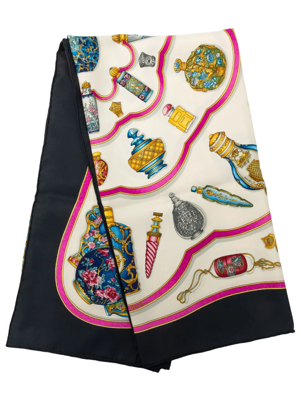 Hermès Pre-Owned 2000-2026 Qu Importe le Flacon Silk Scarf 90 scarves - Mehrfarbig