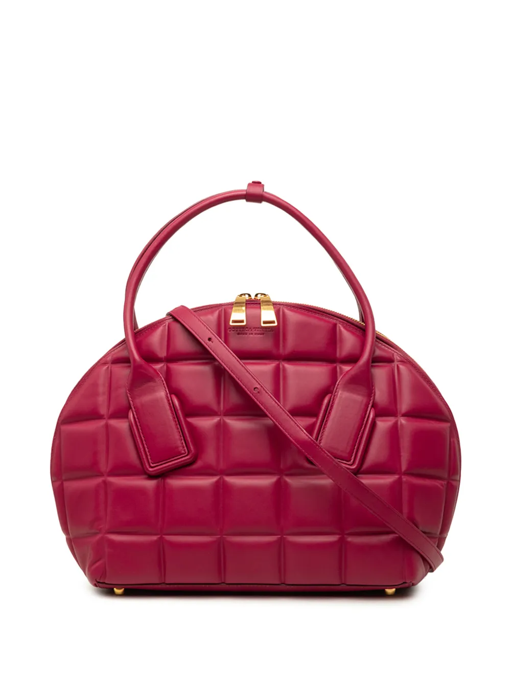 Bottega Veneta Pre-Owned 2012-2026 Medium Padded Leather Swoop Bag satchel - Rot
