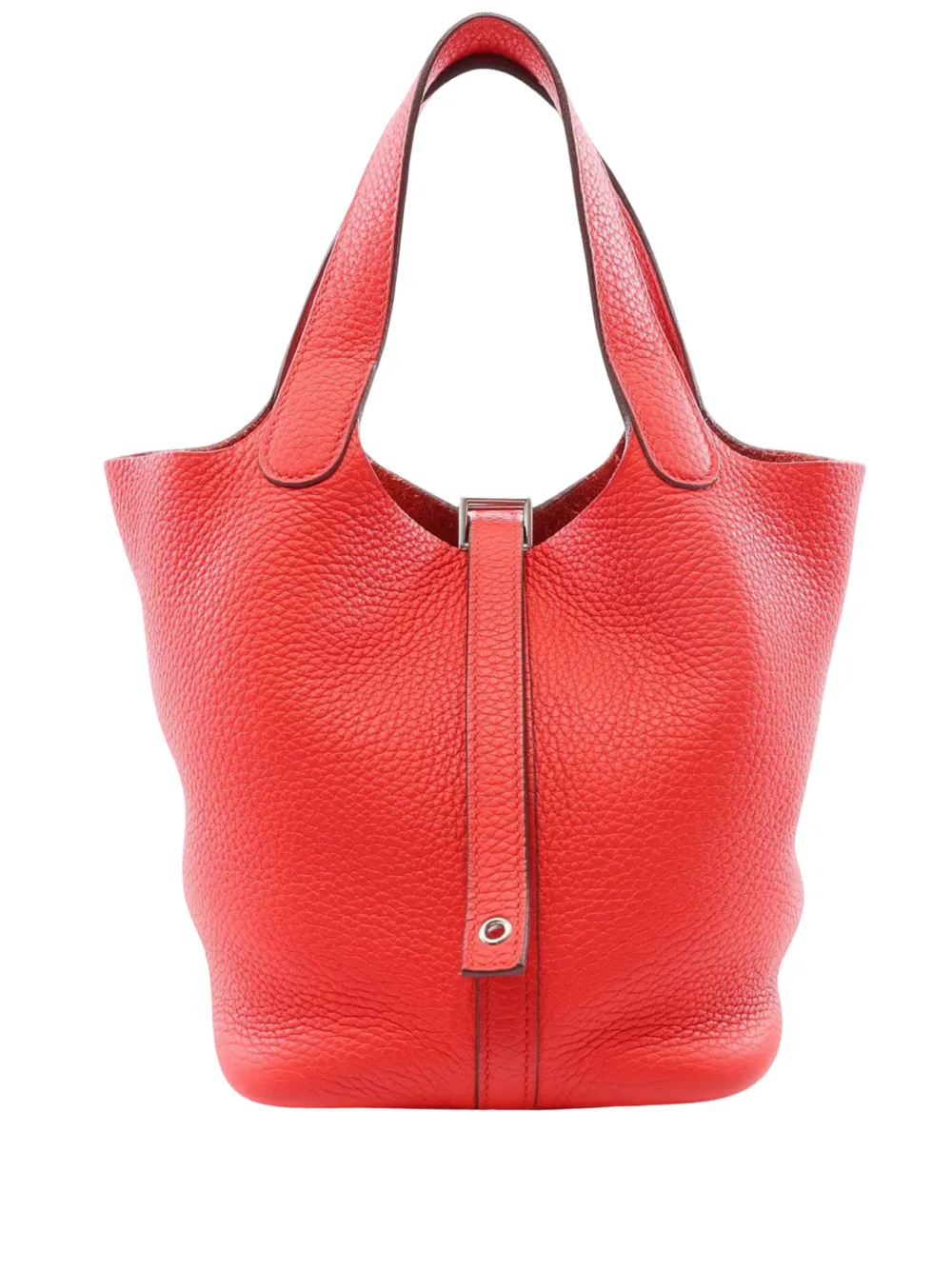 Hermès Pre-Owned 2019 Clemence Picotin Lock 18 handbag - Orange