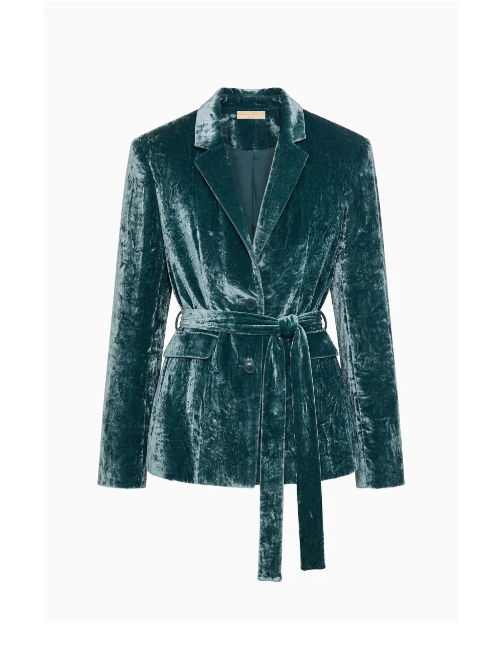 Ulla Johnson Ellery Jacke aus Crushed Velvet - Grün