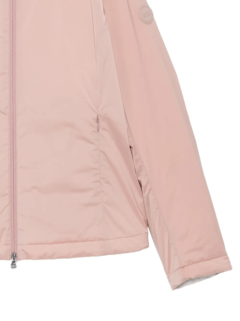 Colmar hooded logo-patch jacket Roze