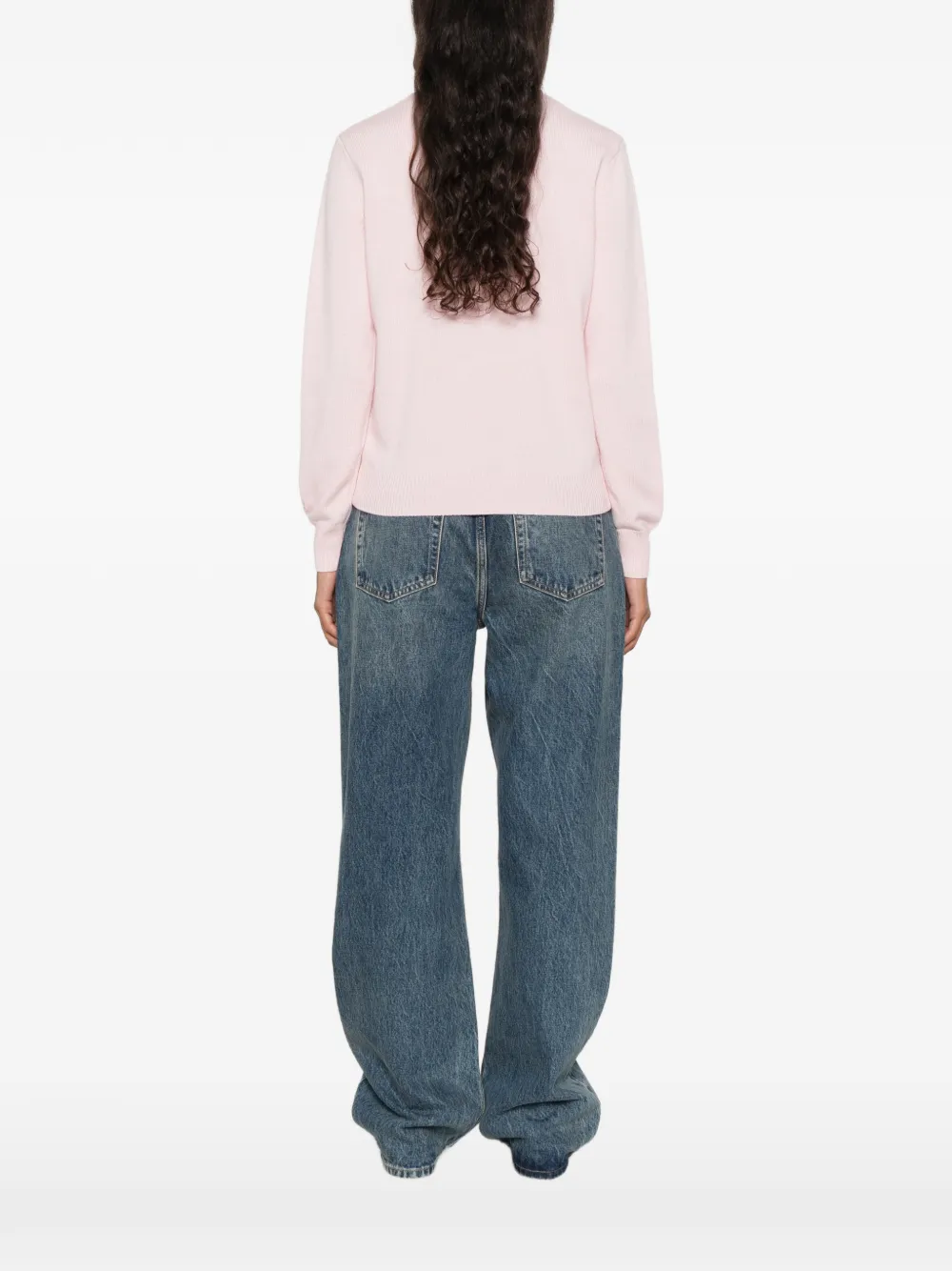 MC2 Saint Barth x Peanuts New Queen C Snoopy-intarsia sweater Roze