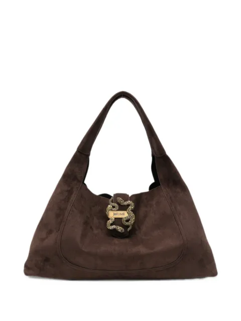 Just Cavalli logo-plaque shoulder bag