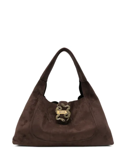 Just Cavalli logo-plaque shoulder bag