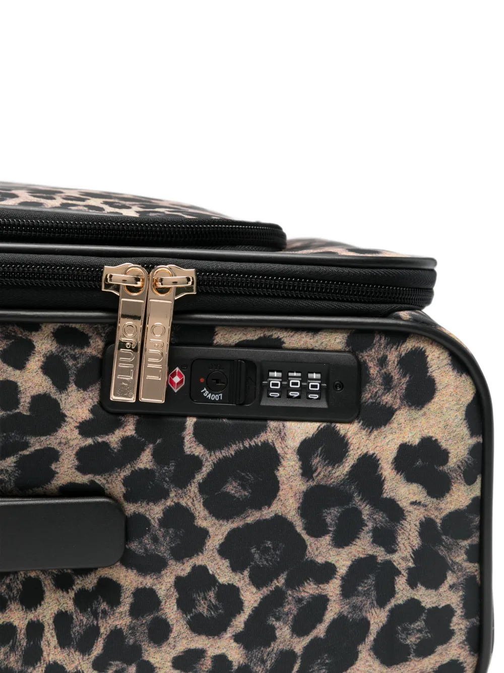 LIU JO leopard-print holdalls bag Beige
