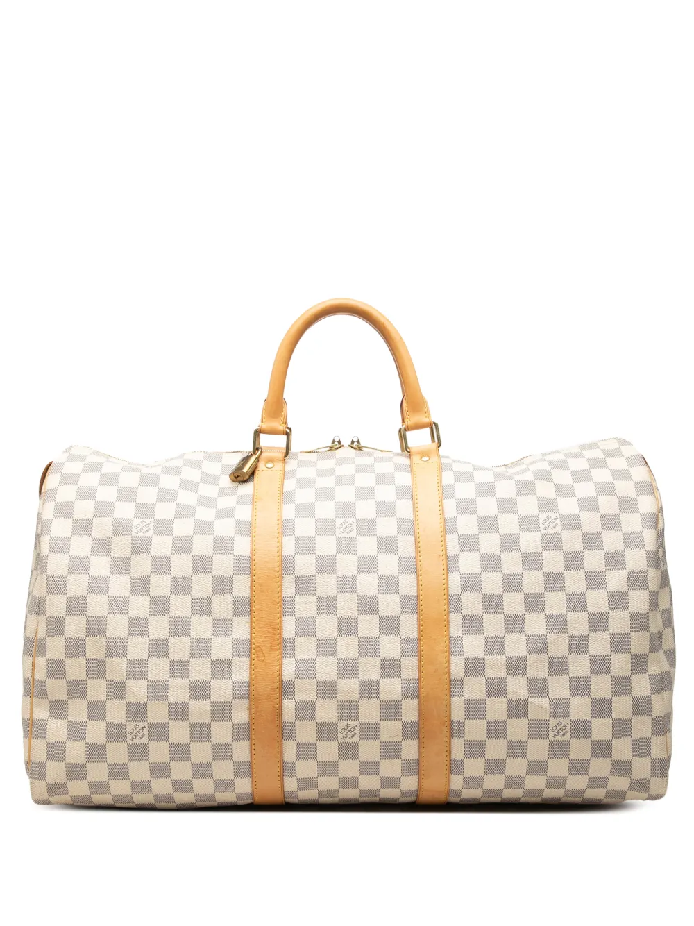Louis Vuitton Pre-Owned 2006 Damier Azur Keepall 50 travel bag - Bianco