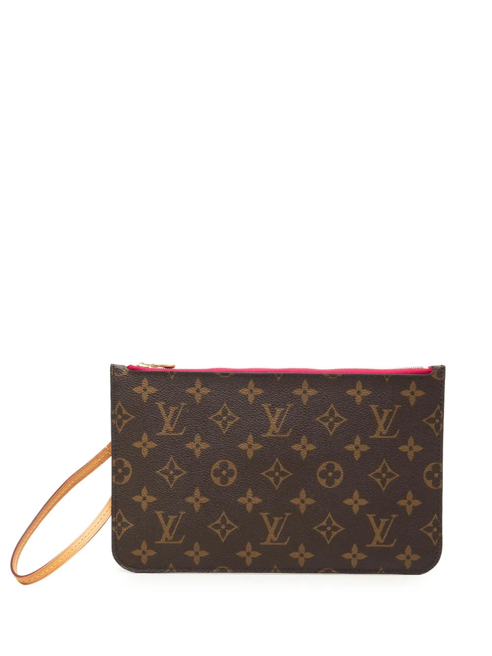 Louis Vuitton Pre-Owned 2018 Monogram Neverfull MM pouch - Marrone