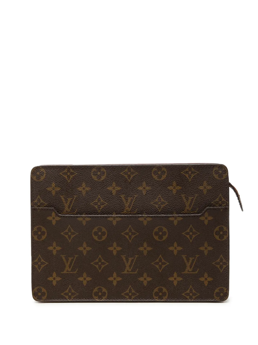 Louis Vuitton Pre-Owned 2000 Monogram Pochette Homme clutch bag - Marron