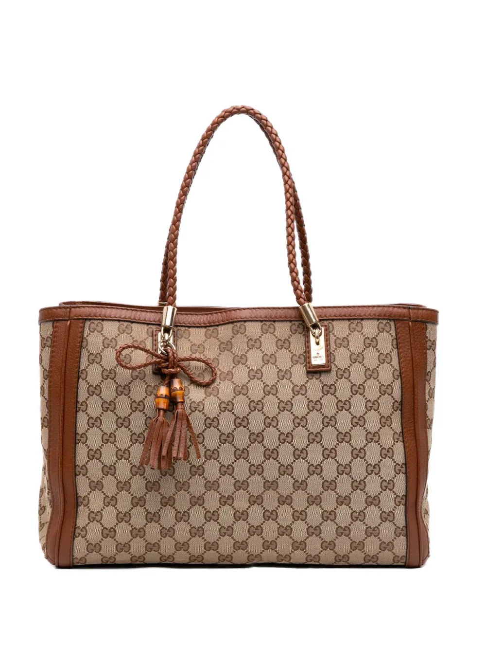 Gucci Pre-Owned 2016-2026 GG Canvas Bella tote bag - Tons neutres Gucci Pre-Owned 2016-2026 GG Canvas Bella tote bag - Tons neutres