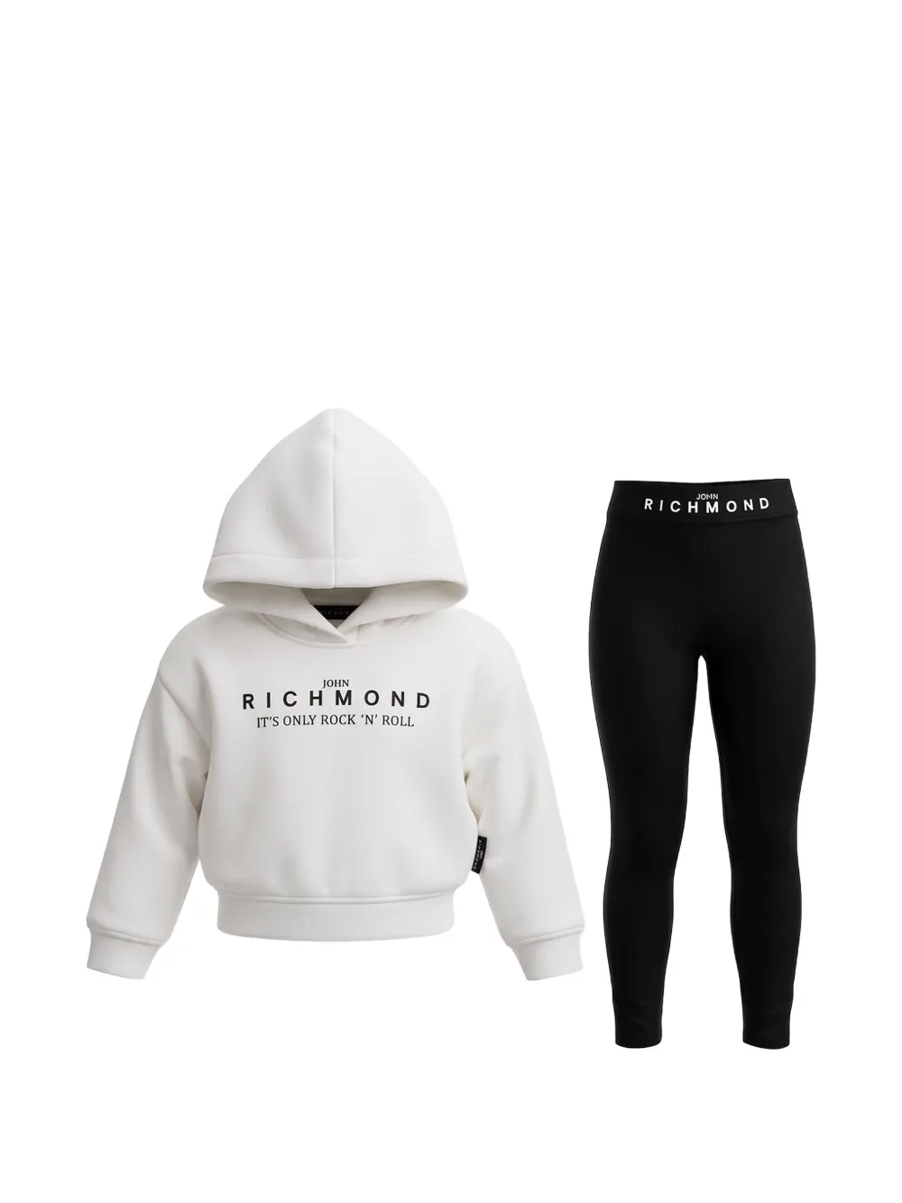 John Richmond Junior logo-print track tracksuit - Bianco