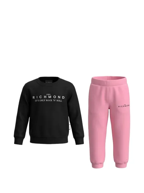John Richmond Junior logo-print cotton tracksuit