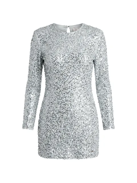 Elisabetta Franchi Kids sequin-embellished long-sleeve midi dress
