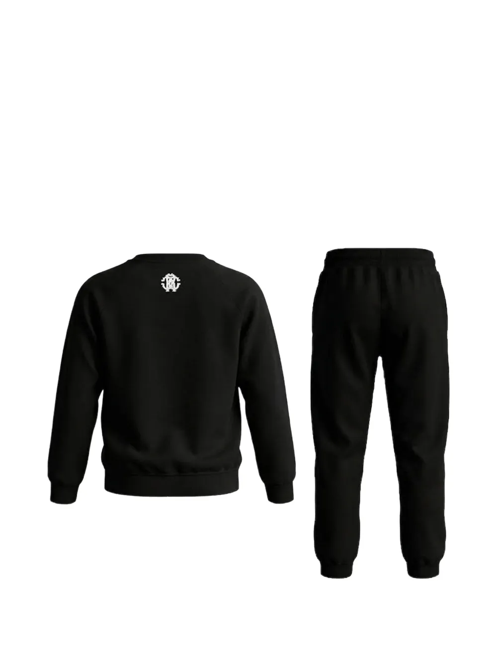 Manuel Ritz Kids Trainingspak met logoprint Zwart