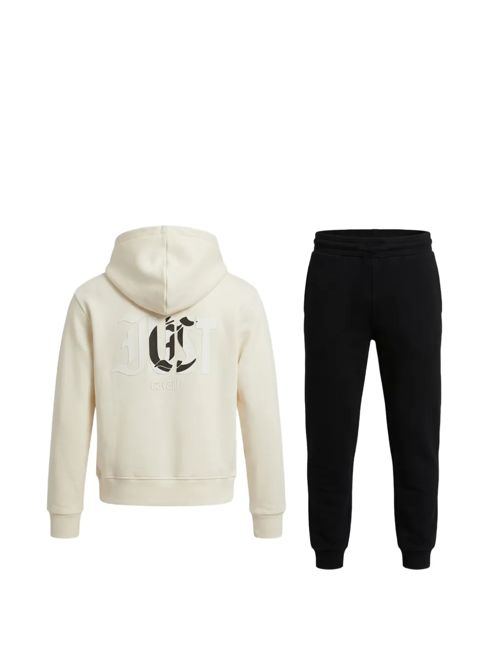 Just Cavalli Kids Trainingspak met logoprint Beige