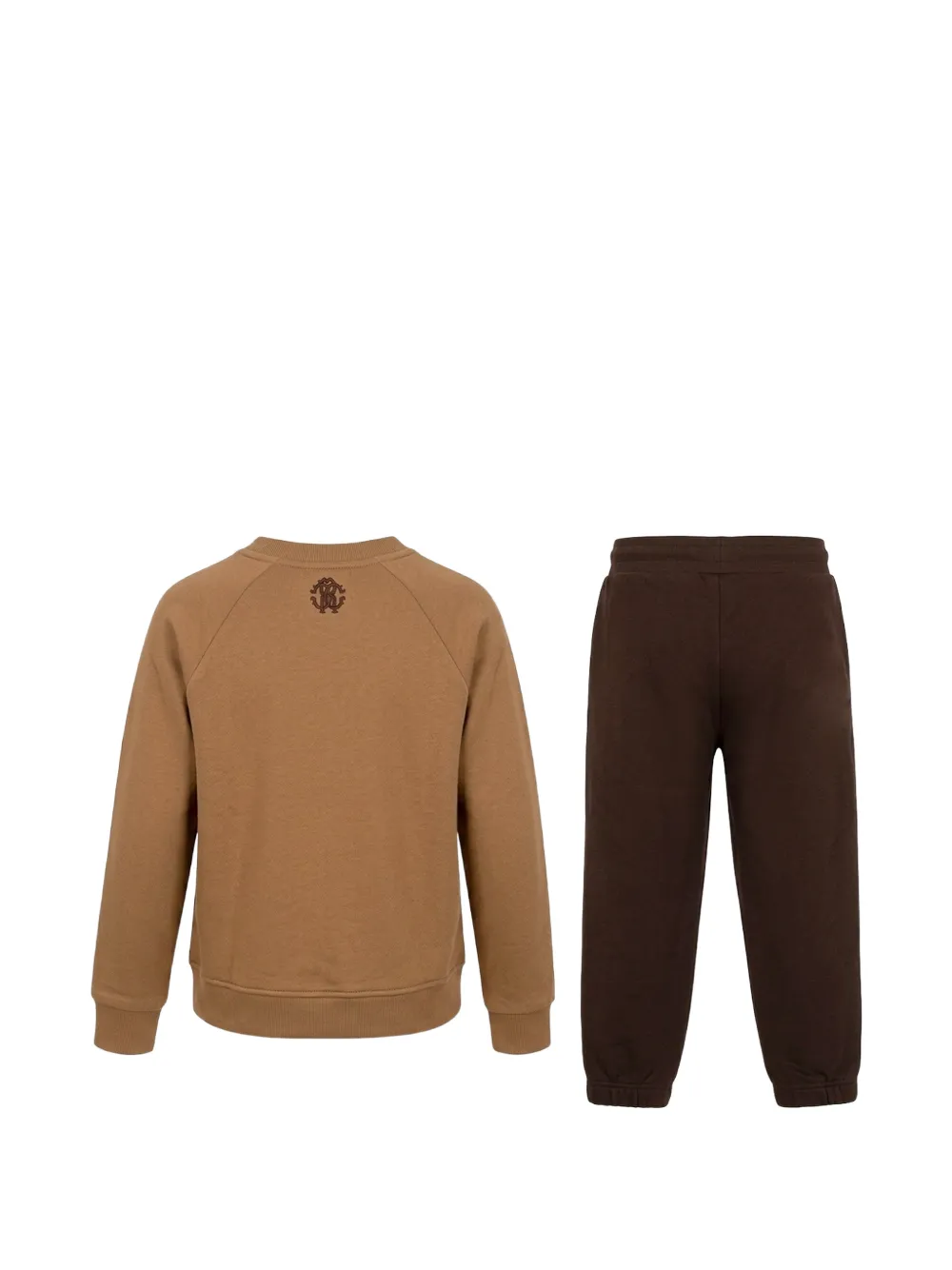 Manuel Ritz Kids Trainingspak met geborduurd logo Bruin