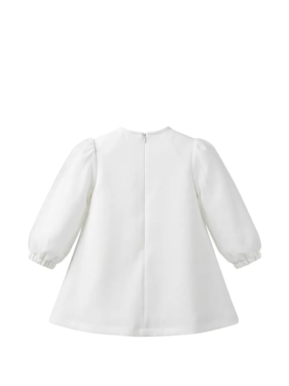 Elisabetta Franchi Kids Jurk met strikdetail Wit