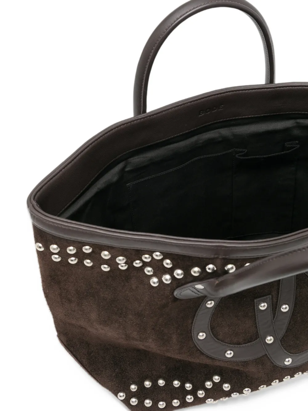 BODE stud-embellished tote bag Bruin