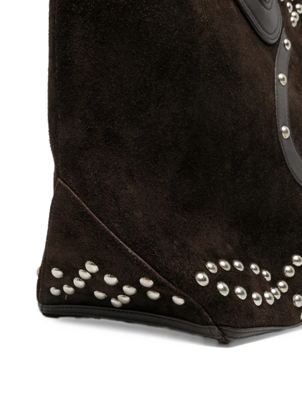 BODE stud-embellished tote bag Bruin