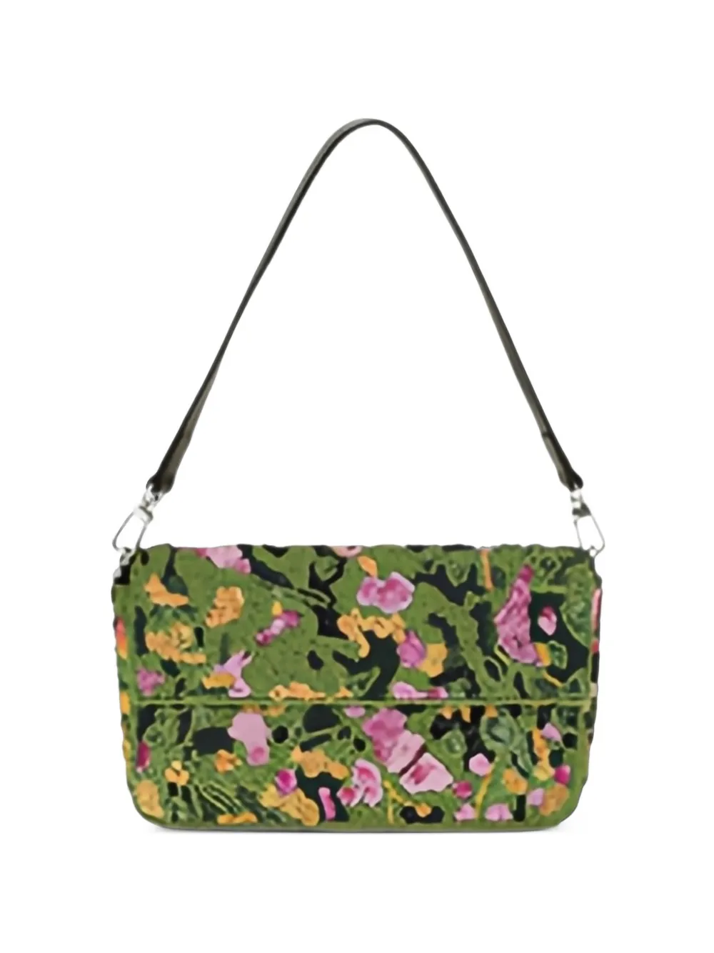 STAUD Timmy beaded shoulder bag - Green