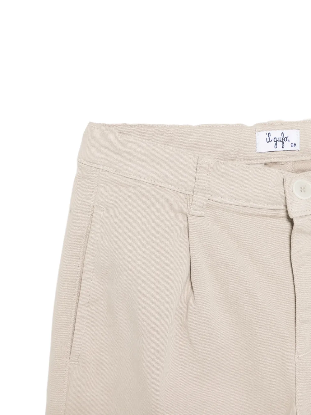 Il Gufo pleated straight-leg trousers Beige
