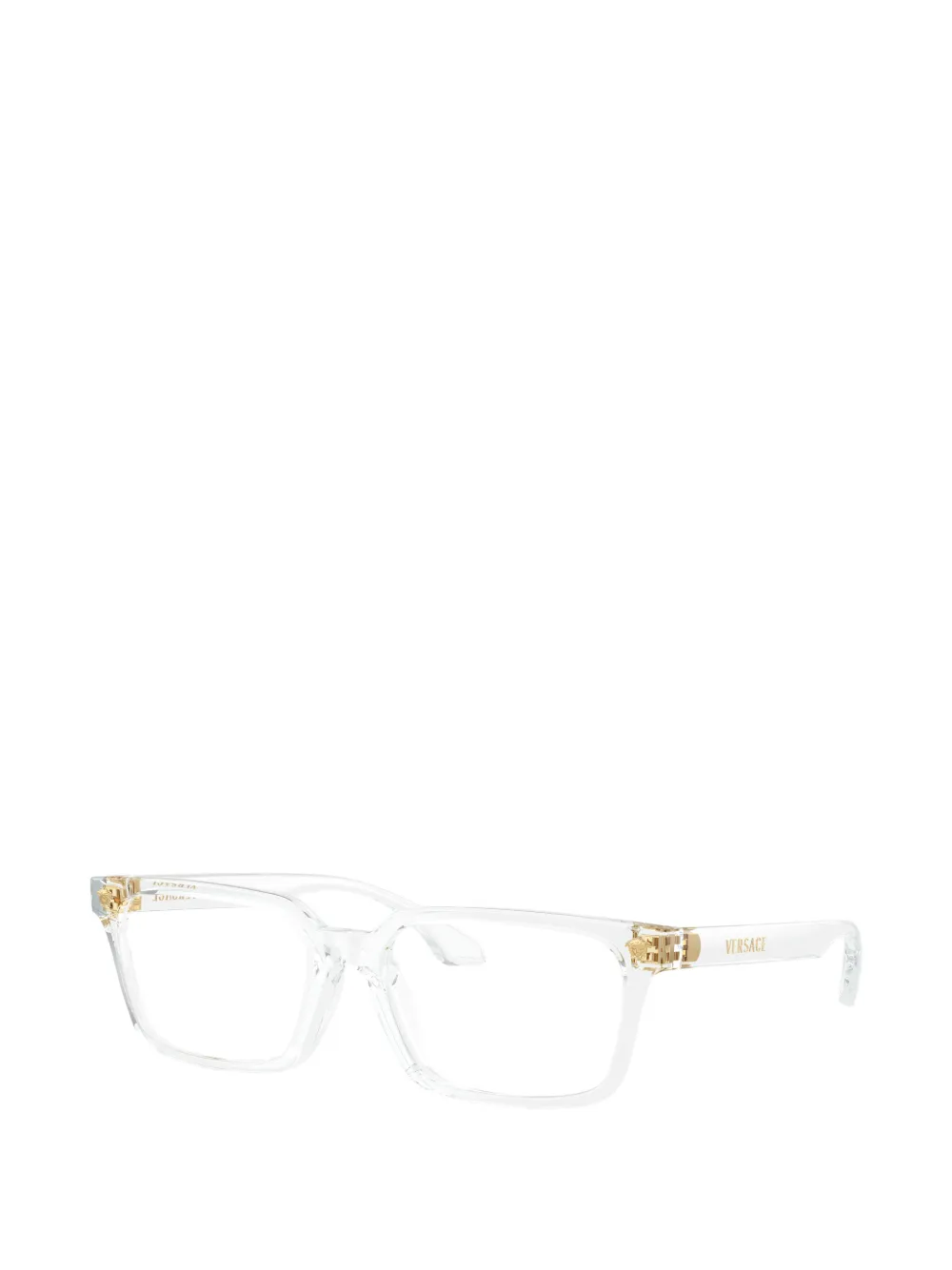 Versace Kids Medusa '95 bril met rechthoekig montuur Wit