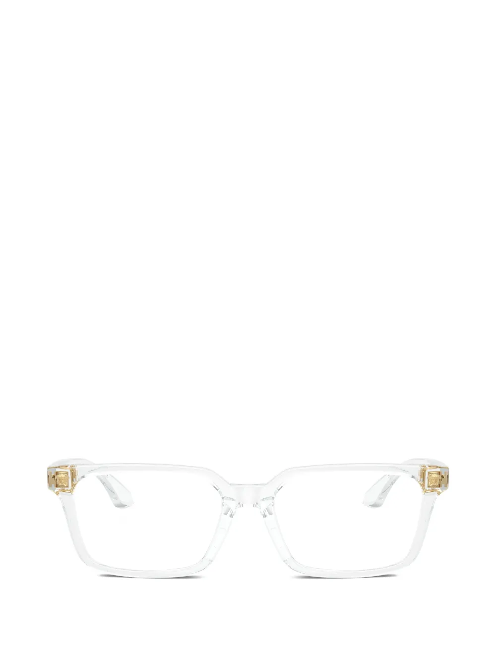 Versace Kids Medusa '95 bril met rechthoekig montuur Wit