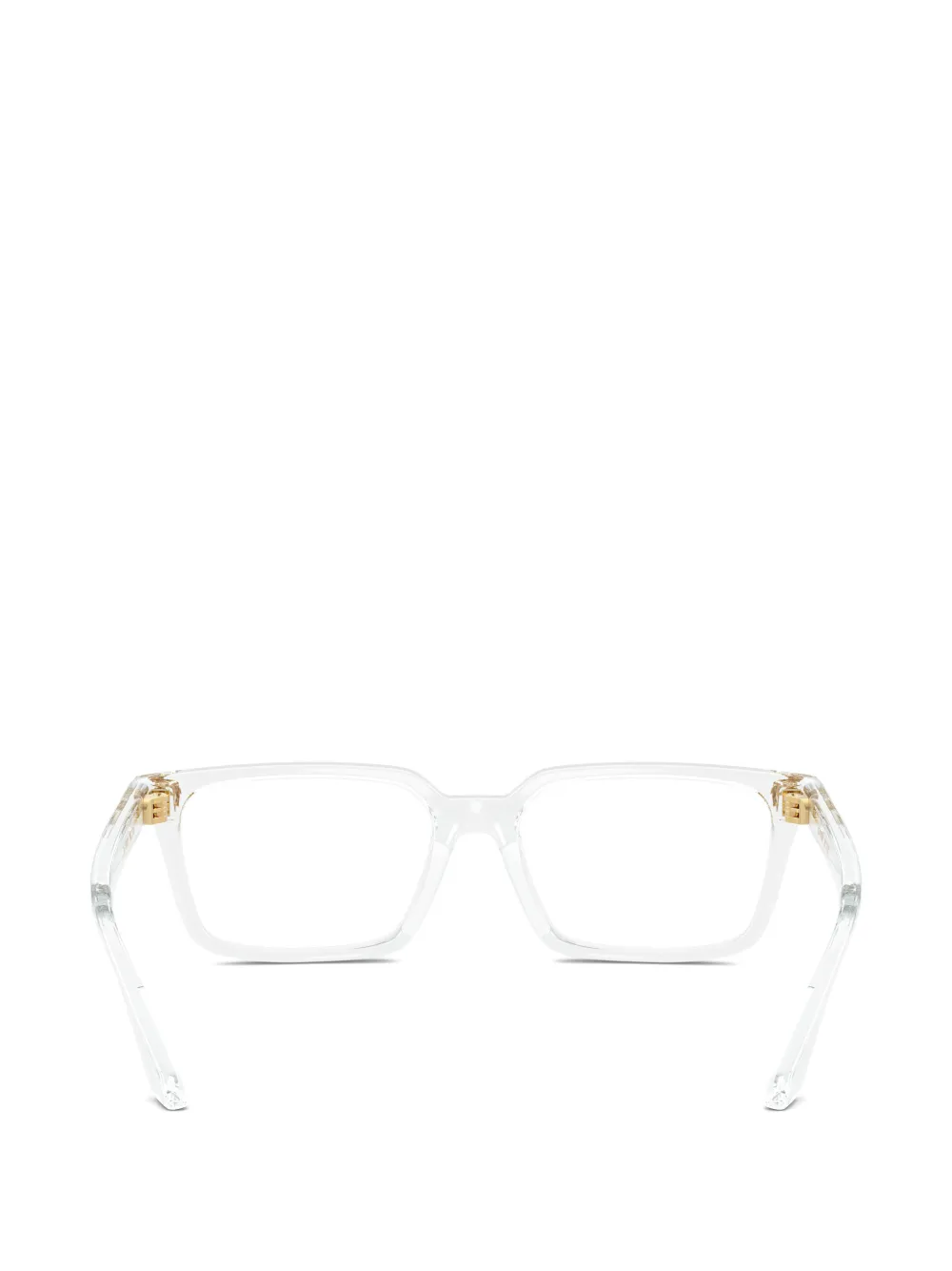 Versace Kids Medusa '95 bril met rechthoekig montuur Wit