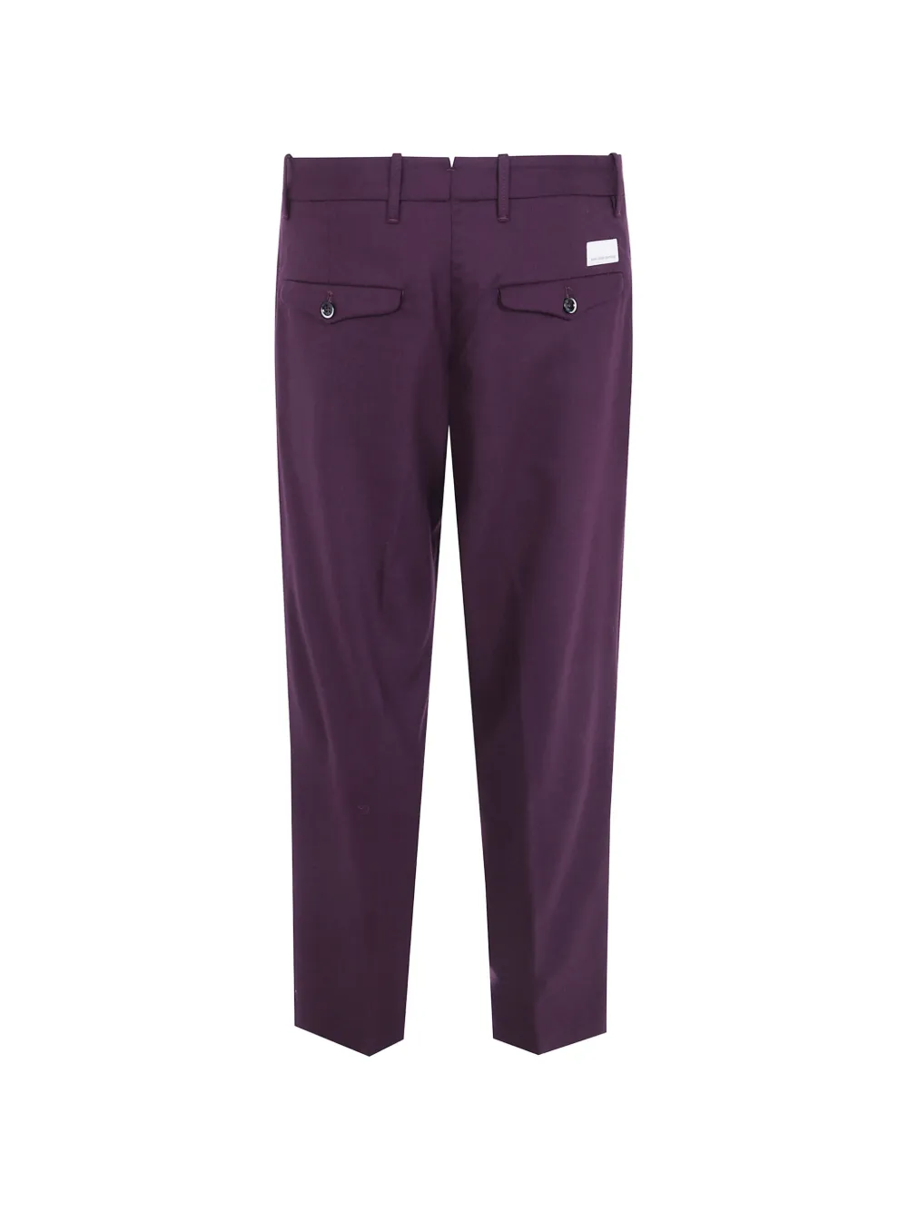 Nine In The Morning Apollon wollen broek met rechte pijpen Paars