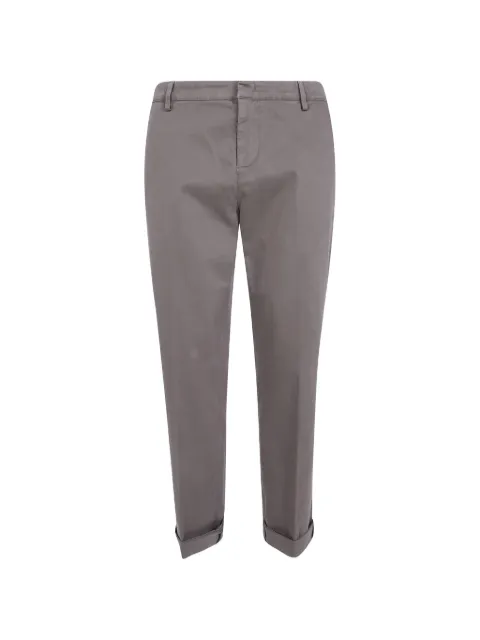 DONDUP Gaubert logo-plaque chino trousers
