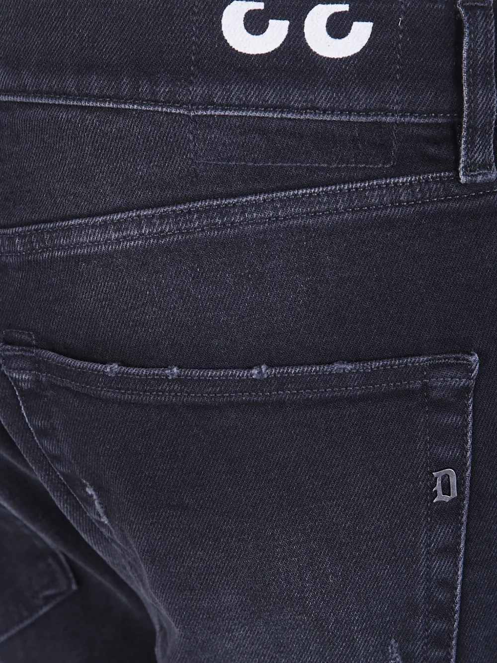 DONDUP Gescheurde jeans Zwart