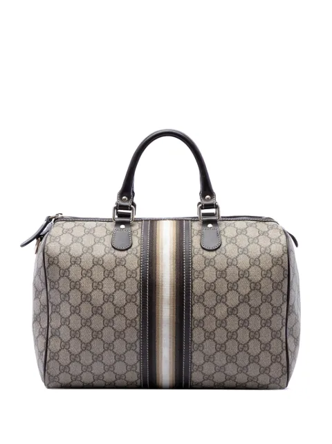 Gucci Pre-Owned 2016-2026 Medium GG Supreme Joy Web boston bag