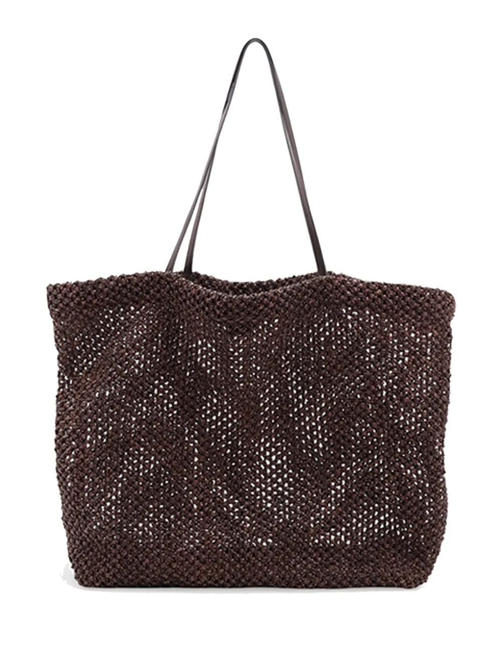 The Row Pre-Owned 2020-2026 Raffia Barn tote bag - Marron