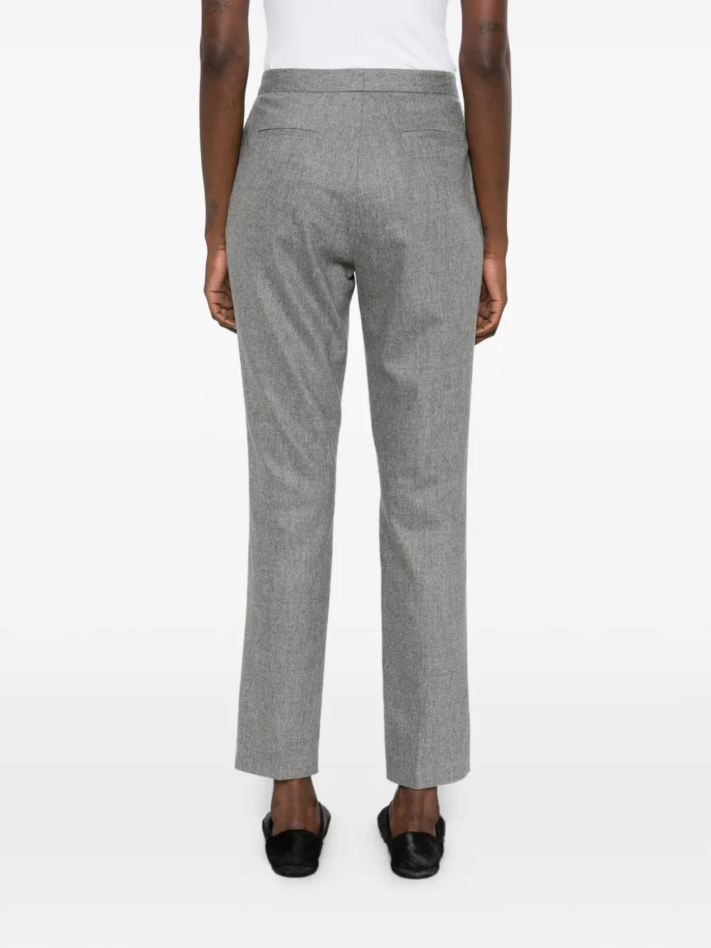 Fabiana Filippi bead-embellished tailored trousers Grijs