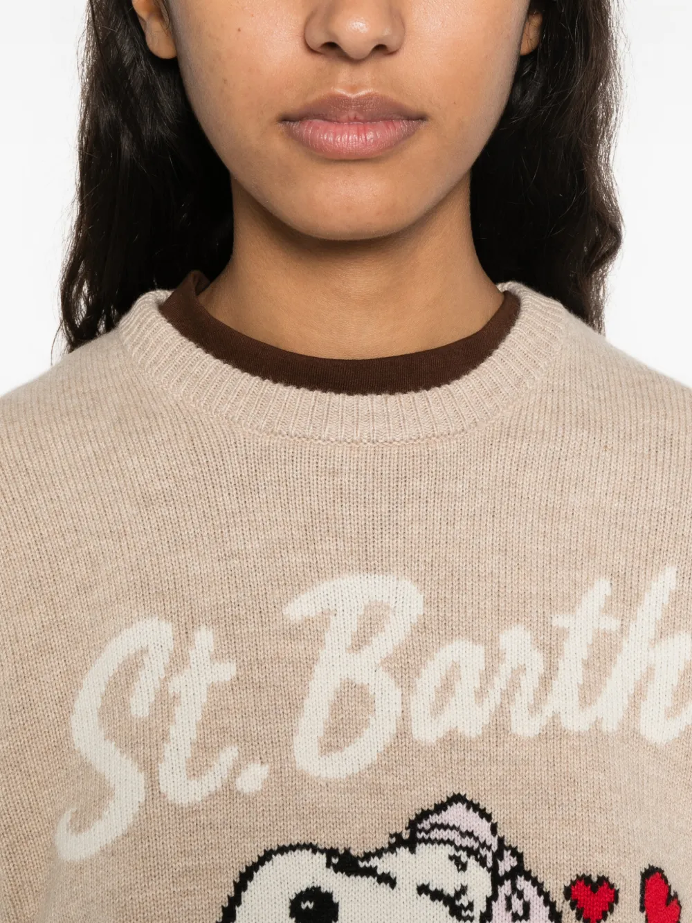 MC2 Saint Barth x Snoopy New Queen sweater Beige