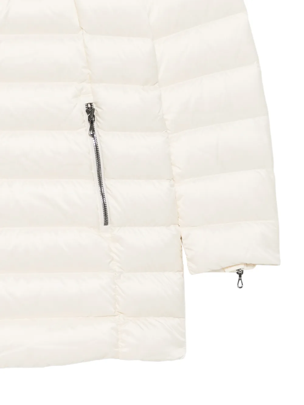 Colmar fur-trim quilted jacket Beige