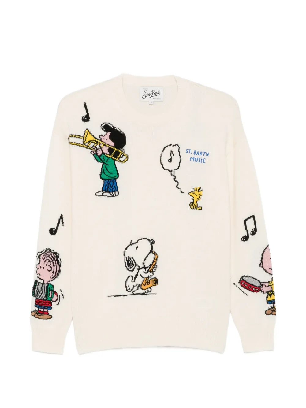 MC2 Saint Barth x Peanuts Snoopy sweater Beige