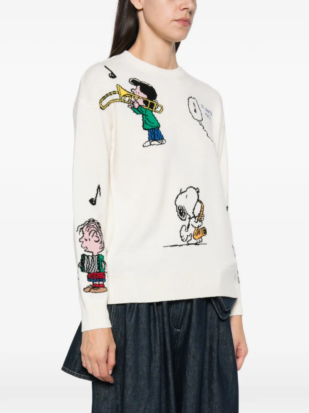 MC2 Saint Barth x Peanuts Snoopy sweater Beige