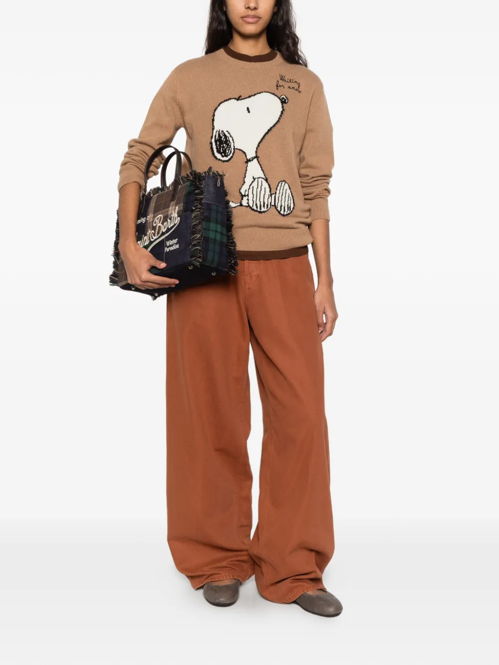MC2 Saint Barth x Snoopy New Queen sweater Bruin