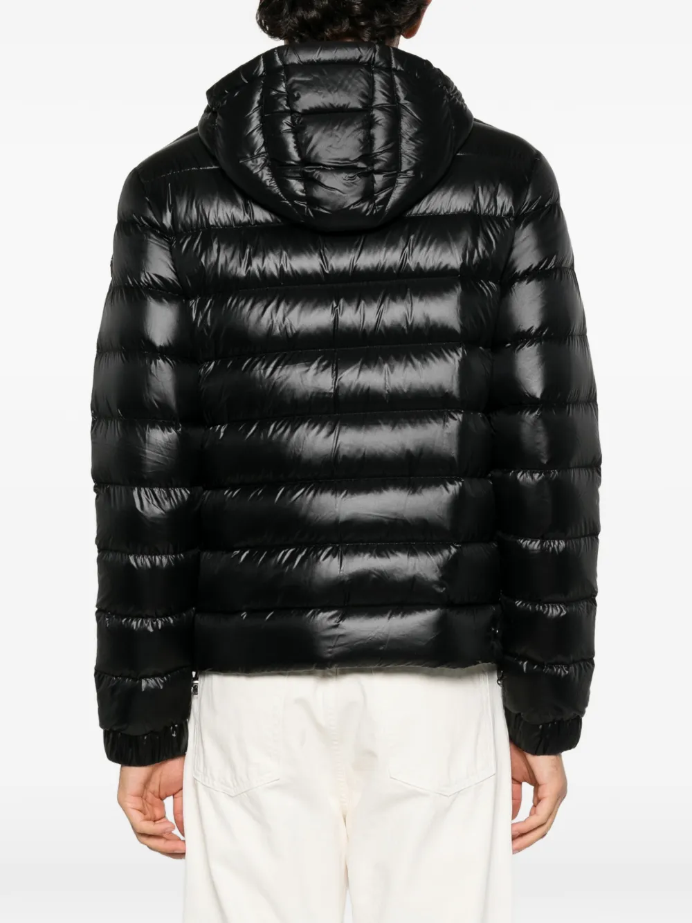 Colmar quilted hooded jacket Zwart