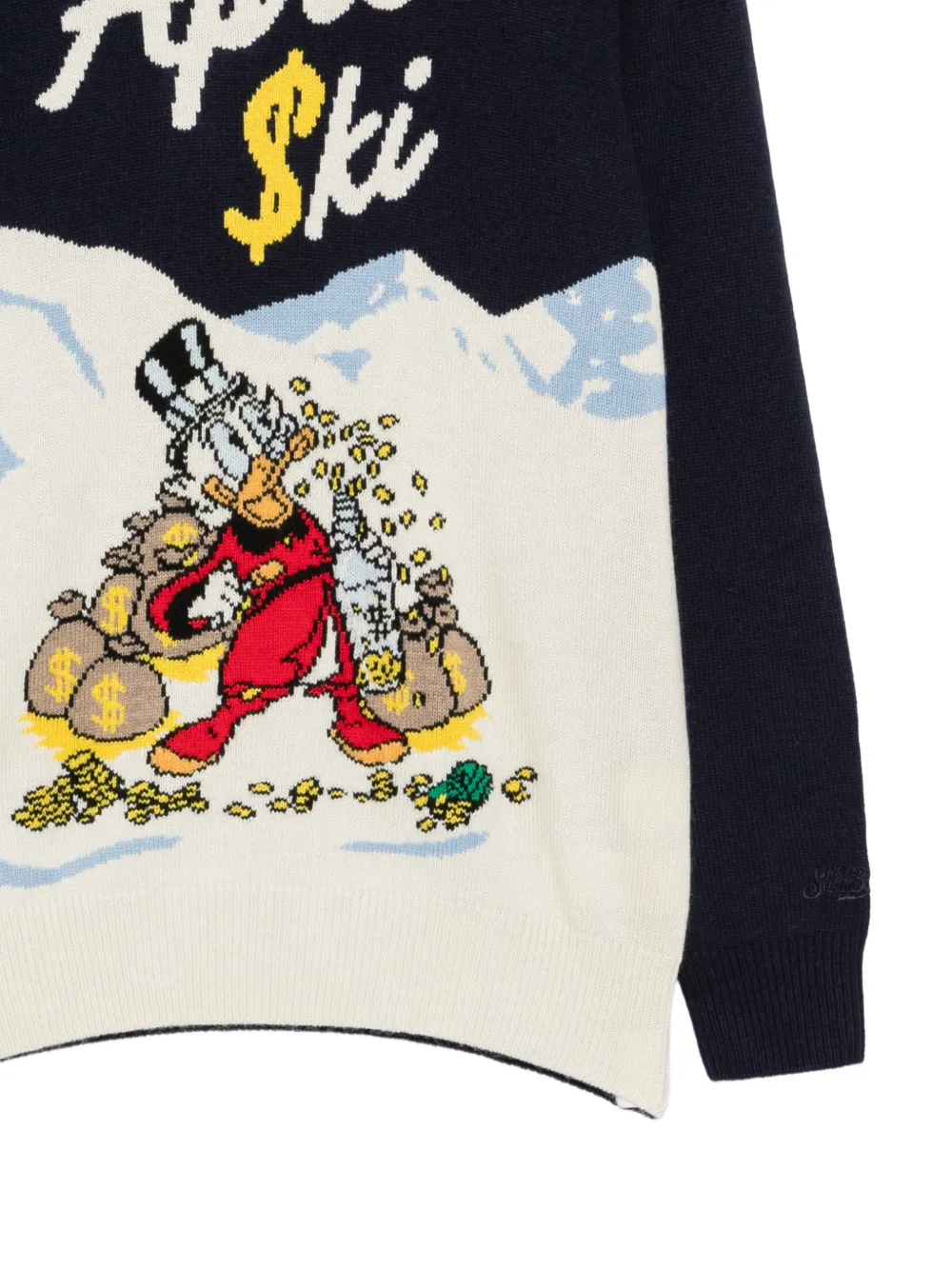 MC2 Saint Barth Après-Ski intarsia-knit sweater Blauw