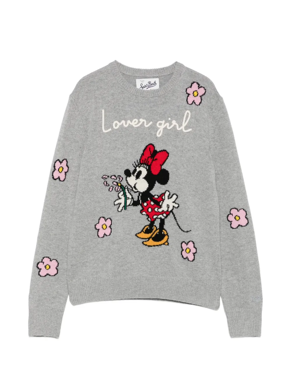 MC2 Saint Barth Minnie Mouse intarsia-knit sweater Grijs